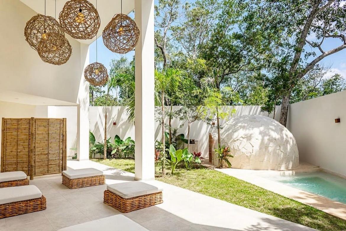 Condo Jungle Apartment & Private Patio Tulum Exteriör bild